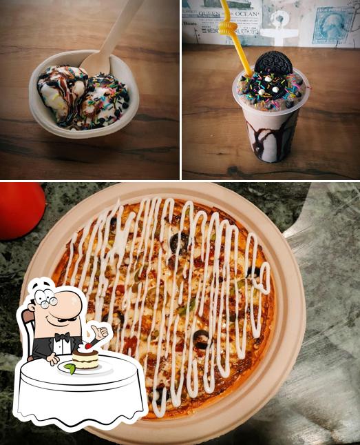 Cup&slice cafe serves a range of sweet dishes