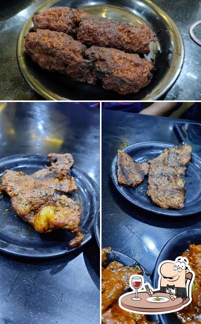 Food at Golden Shahi Kabab Center