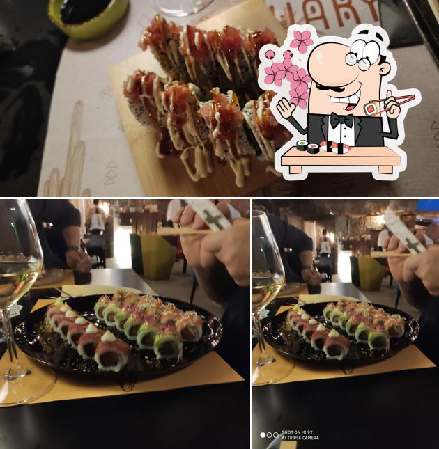 Prova le diverse opzioni di sushi