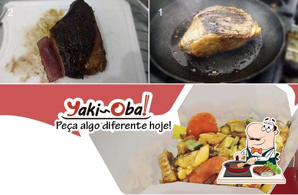 Experimente refeições de carne no Yakioba