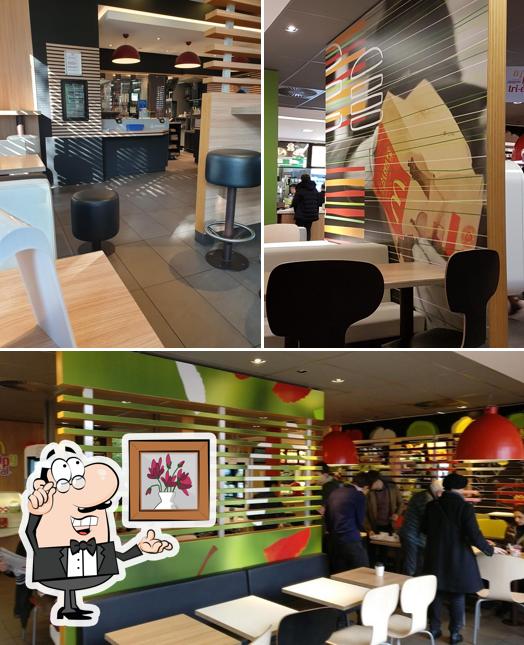 L'intérieur de McDonald's