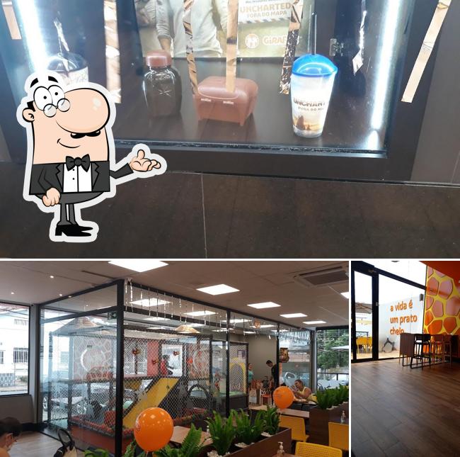 Veja imagens do interior do Giraffas Ponta Grossa