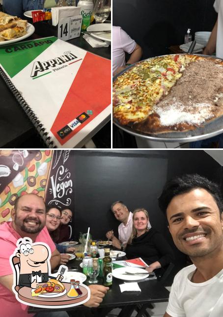 Consiga pizza no Appana Pizzaria