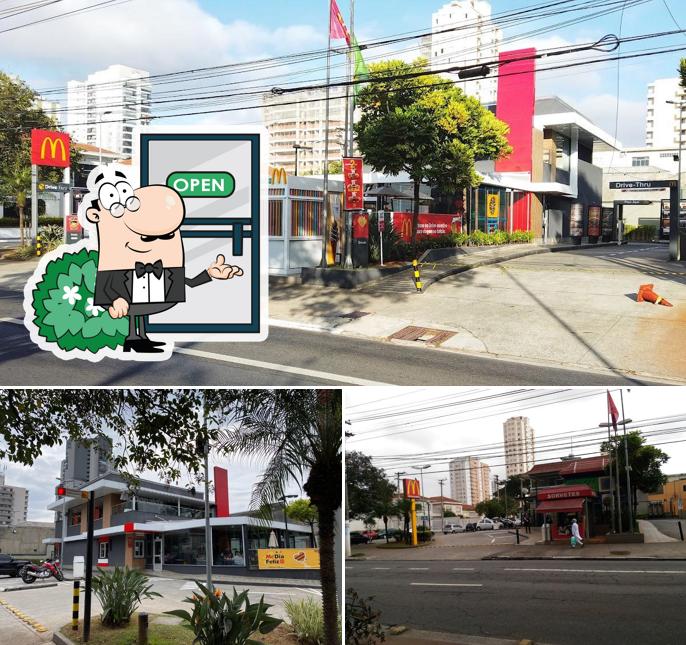 Veja imagens do exterior do McDonald's