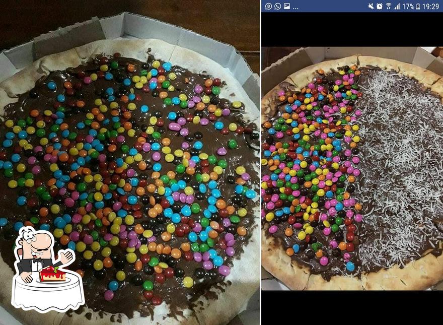 Pizzaria Cantareira oferece uma escolha de sobremesas