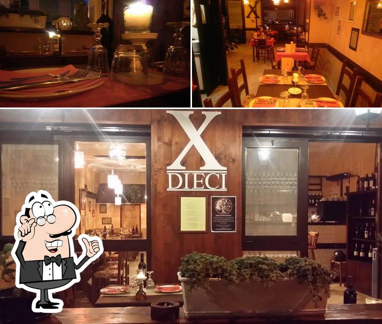 Gli interni di Ristorante il Dieci