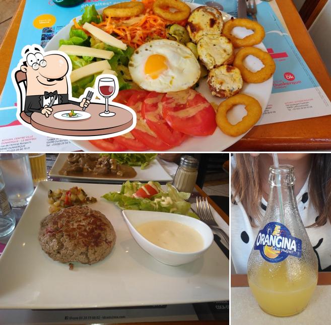 Voici la photo indiquant la nourriture et boire sur Café La Gloriette Brasserie