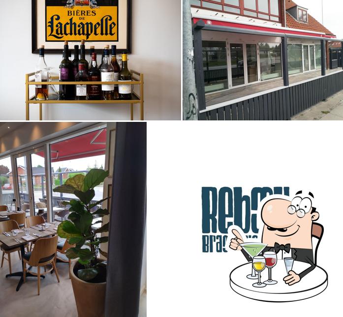 Rebæk brasserie og bar sert des boissons alcoolisées