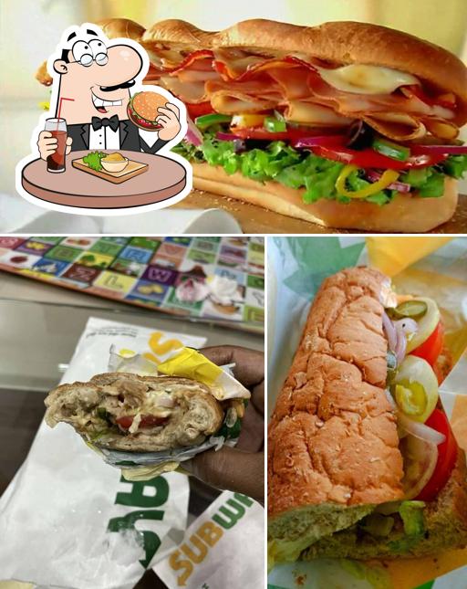 Get a burger at Subway