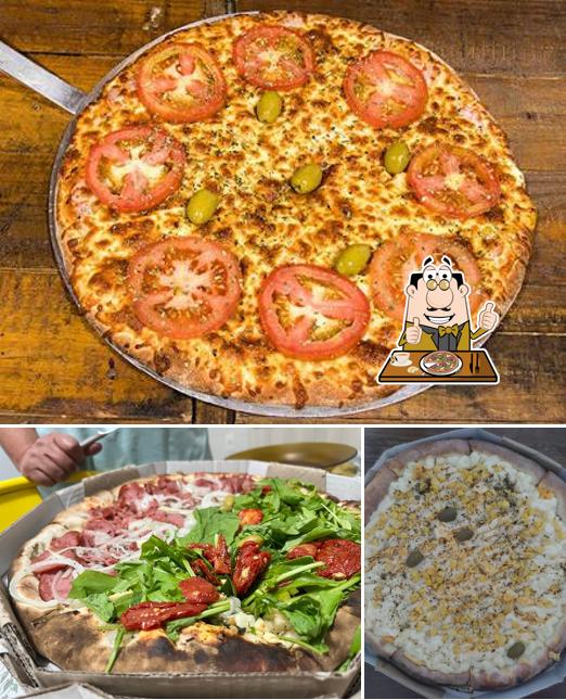 Peça diferentes tipos de pizza