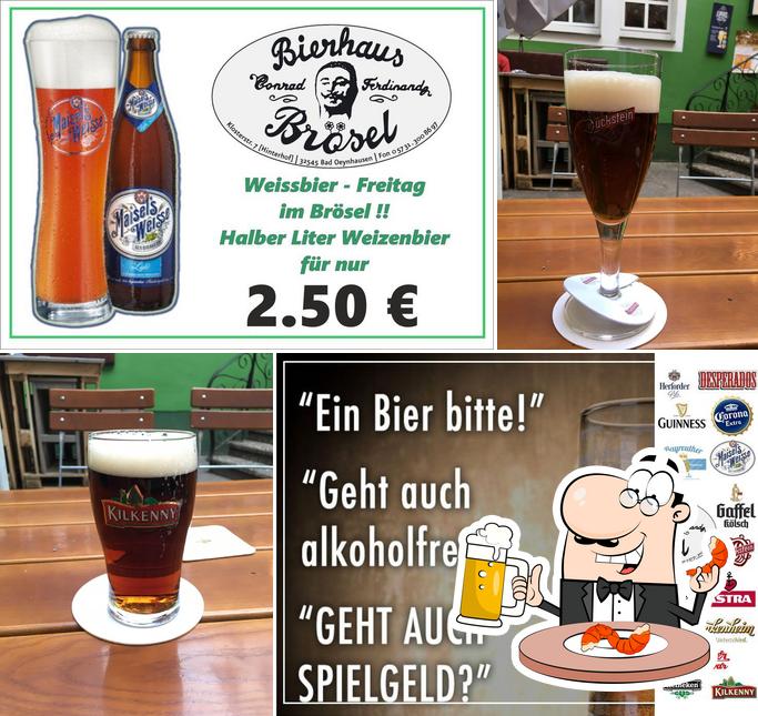 Commandez une pinte de bière blonde ou brune