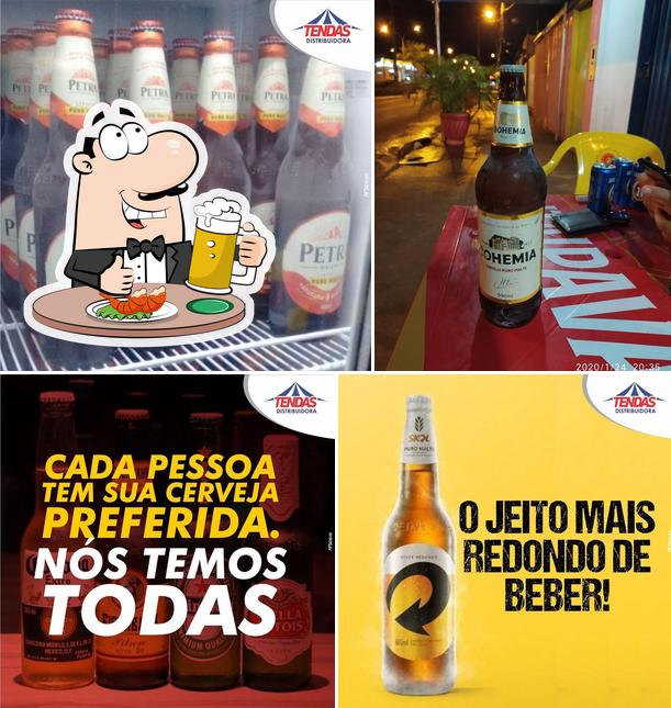 Você pode tomar um copo de cerveja leve ou escura