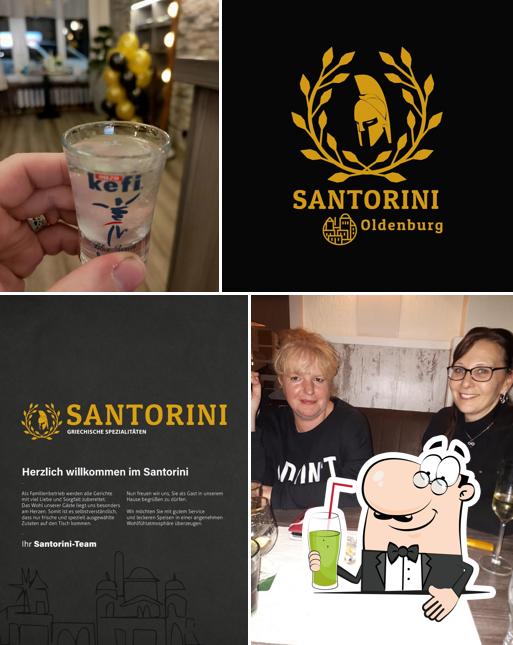 Enjoy a beverage at Santorini Oldenburg