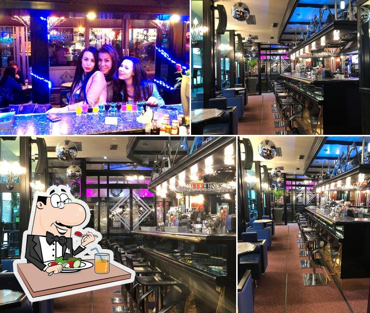 Voici la photo indiquant la nourriture et comptoir de bar sur Bar Le Petit Paladin