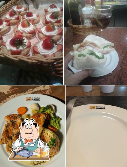 Salmão grelhado em Empório Maria