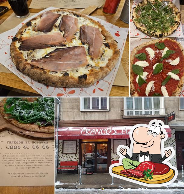 Carpaccio de bœuf à Franco's Pizza