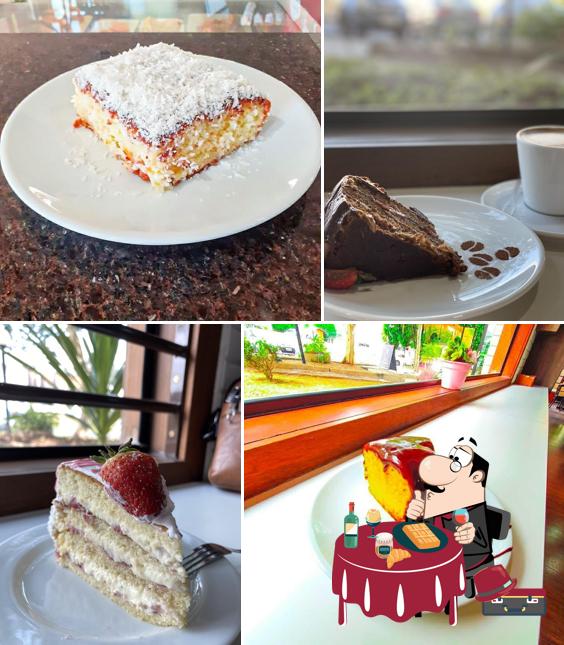 Kaê Ateliê do Café oferece uma gama de sobremesas