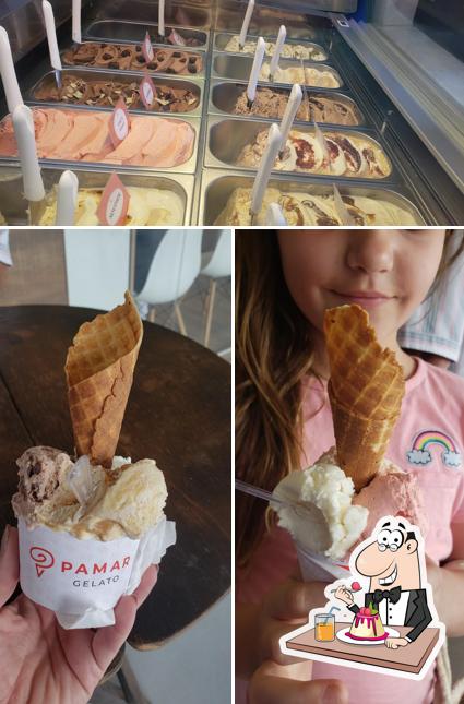 Pamar Gelato provê uma variedade de sobremesas