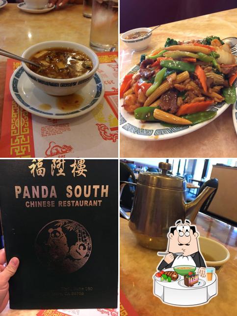Hot and sour soup at Panda South
