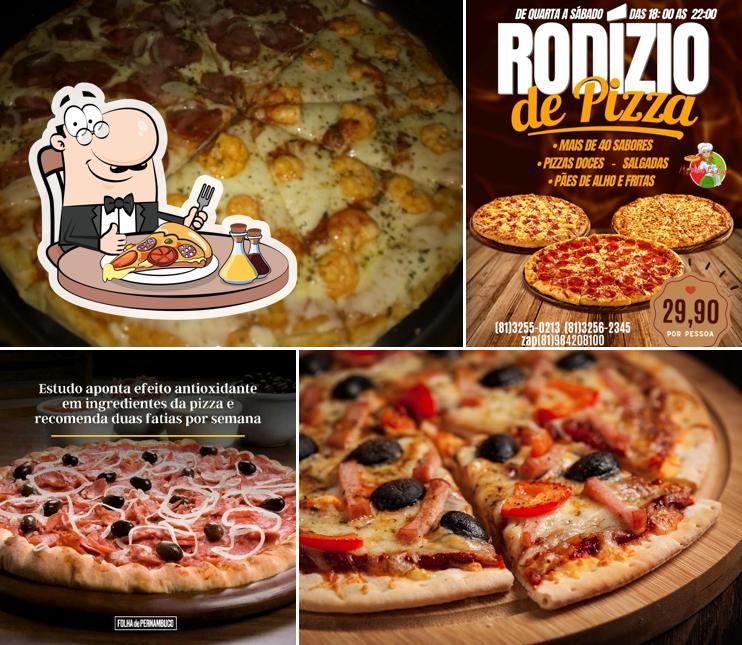 Consiga pizza no Pizzaria La Casa