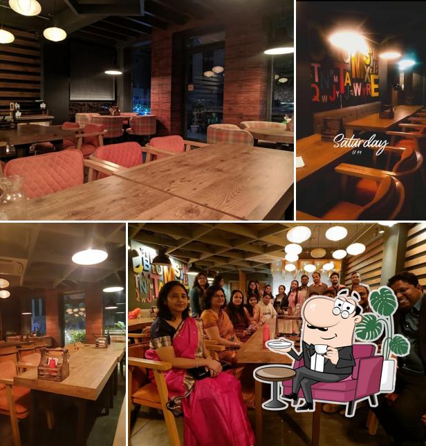 The interior of UPPERCASE Diner
