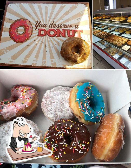 Lickin' Good Donuts offers a selection of sweet dishes