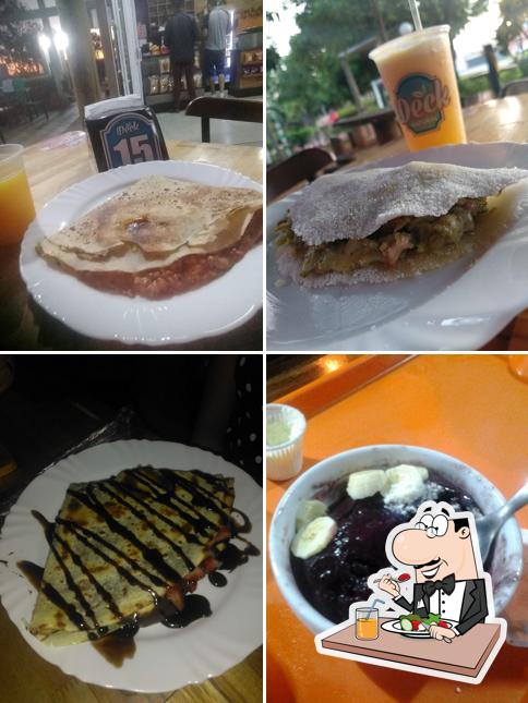 Comida em Deck Natural