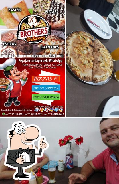 Look at the picture of Brothers Delivery