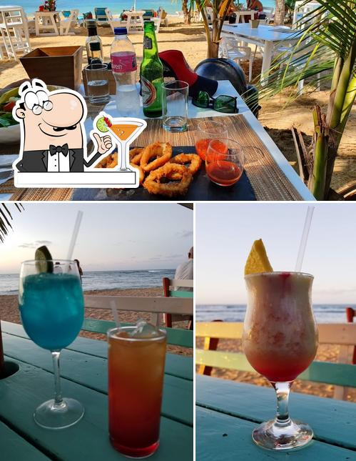 Among different things one can find drink and food at Beach Club