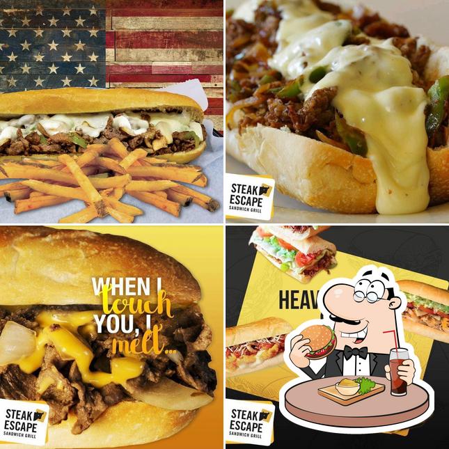 Steak Escape Sandwich Grill in Jackson Restaurant menu and reviews