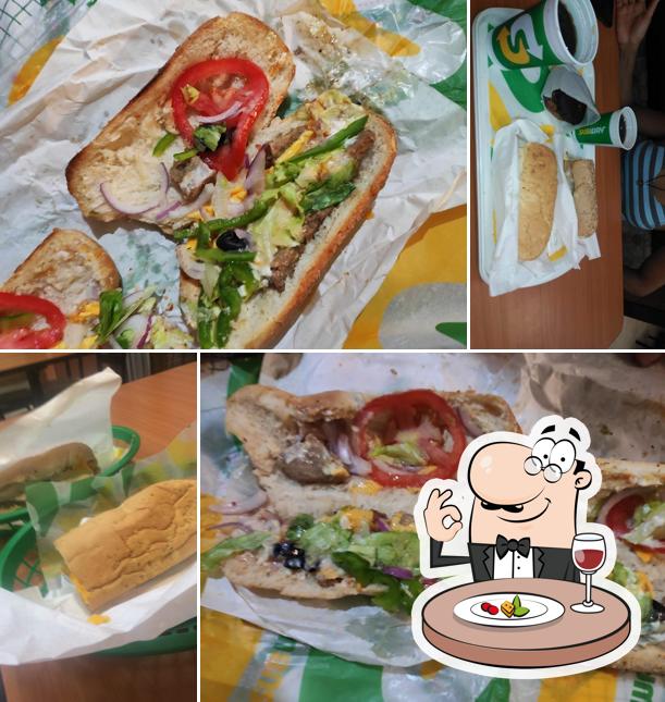 Platos en Subway