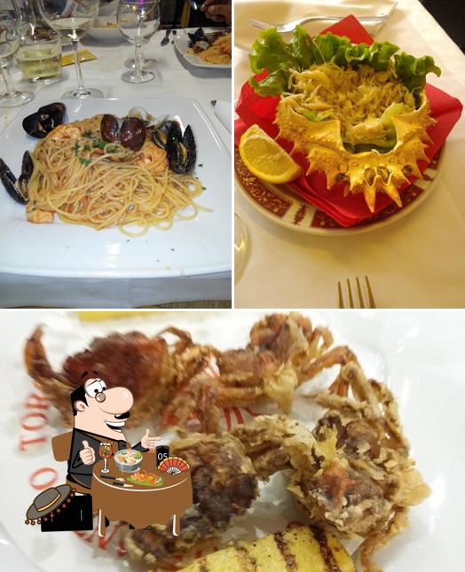 Platti al Ristorante Antico Toro