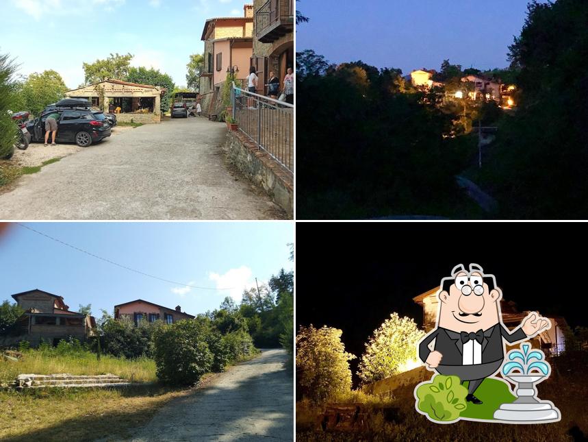 Puoi goderti l'aria fresca dal dehors di Agriturismo La Rocchetta