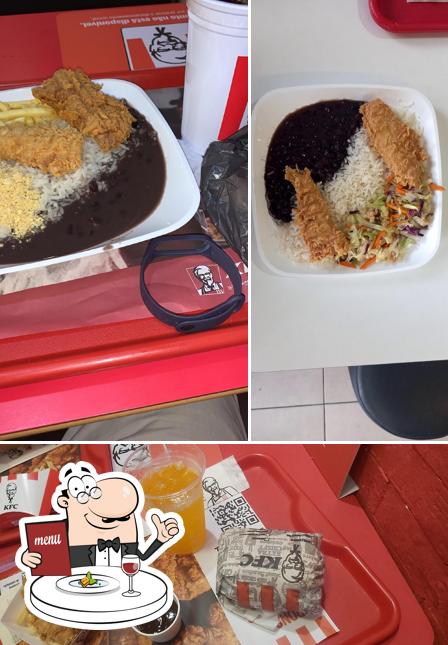 Comida em KFC