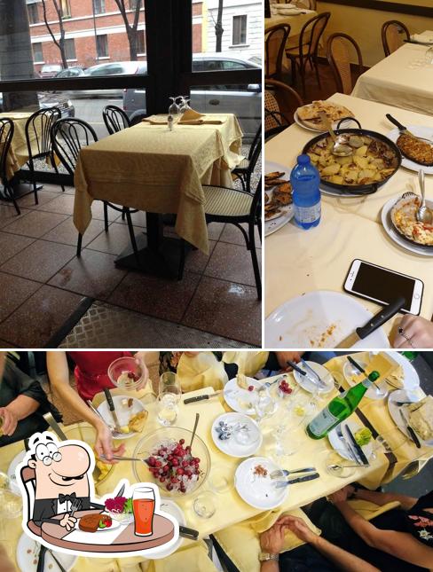 Questa è la foto che mostra la tavolo da pranzo e interni di Nassar Ristorante Pizzeria