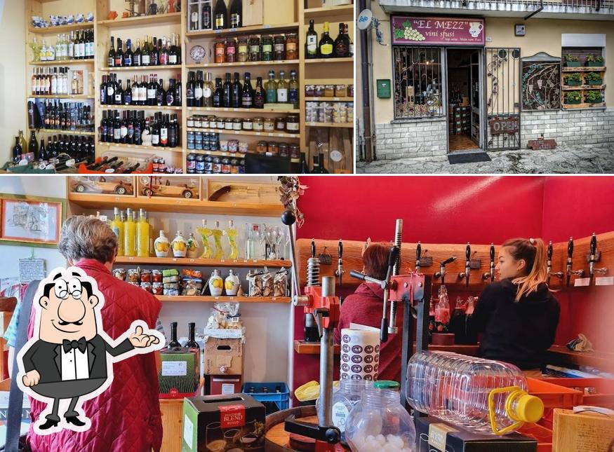 Dai un'occhiata agli interni di El Mezz Vino Sfuso