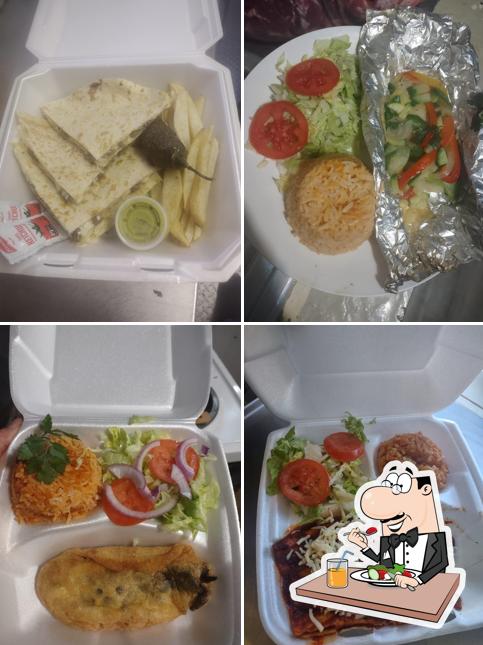 Meals at Tacos el West food truck