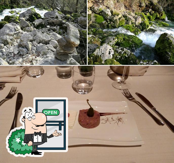 Questa è la foto che mostra la esterno e cibo di Toč gostilnica in vinoteka