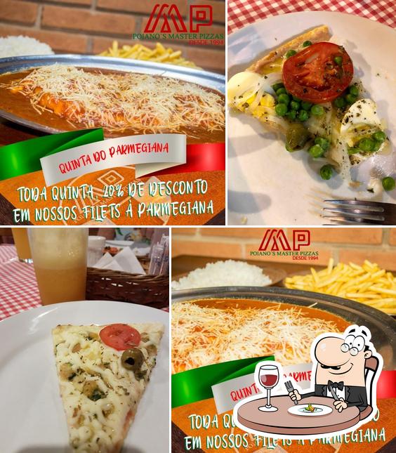 Platos en Poiano's Master Pizzas