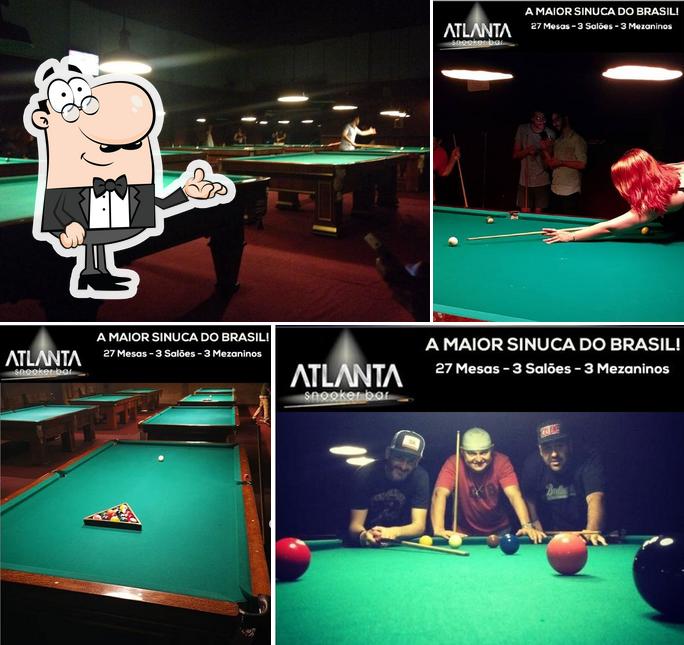 Veja imagens do interior do Snooker Bar