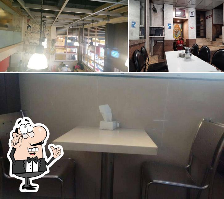 The interior of Shiv Sagar Veg. Restaurant