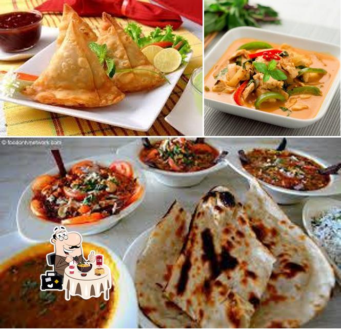 Gerichte im Restaurant Bollywood