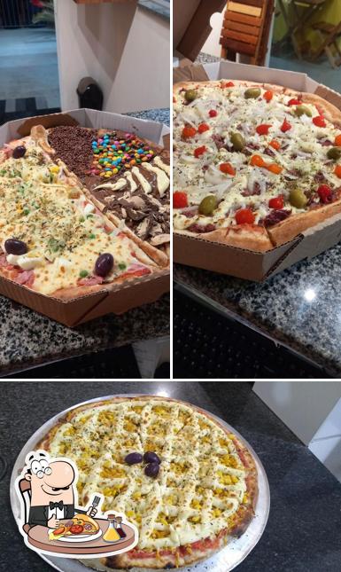No Pizzaria Arvore grande, você pode degustar pizza