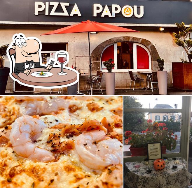 PIZZA PAPOU se distingue par sa nourriture et intérieur