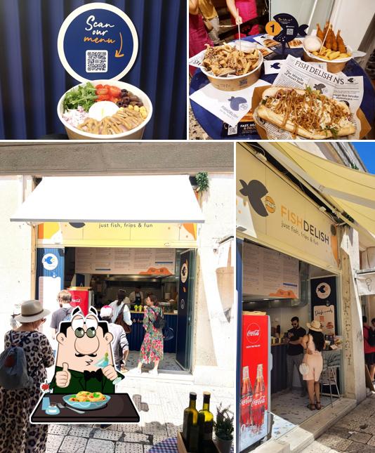 Tra le varie cose da FISH DELISH SPLIT si possono trovare la cibo e bevanda