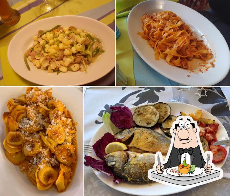 Cibo al Ristorante Nido del Falco