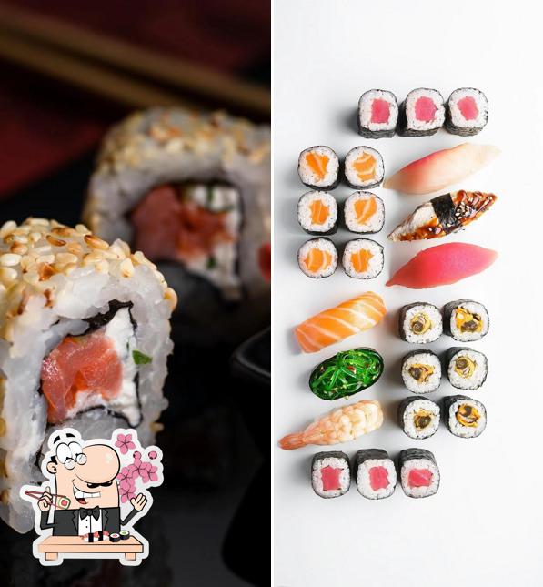 Prenditi le varie opzioni di sushi