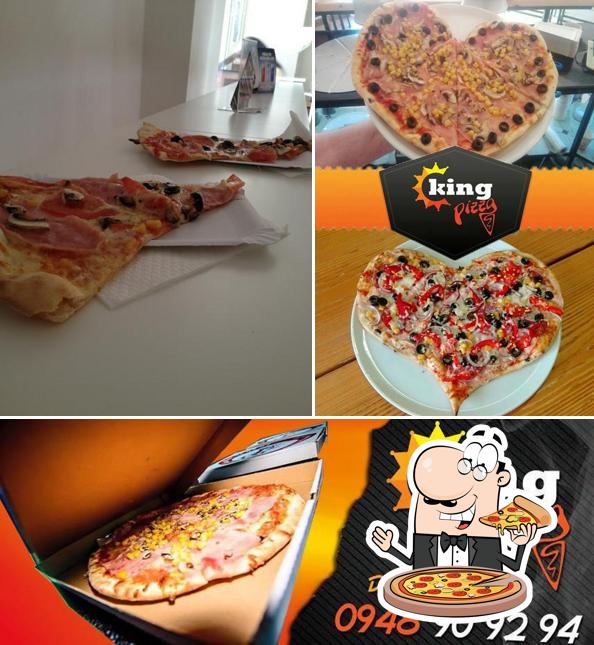 Essayez des pizzas à King Pizza