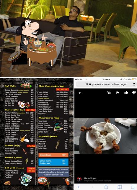 Check out the image showing food and interior at FRIENDS And SFC (chicken Shawarma king)