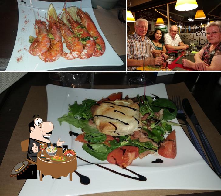Помимо прочего, в Restaurant Le Grill du Lac есть еда и барная стойка